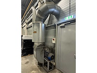 Luchtafzuiginstallatie v.v. rucon rif 450 industriële centrifugaalventilator + 75 meter kanaalwerk - afbeelding 4 van  11
