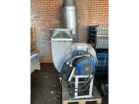 Luchtafzuiginstallatie v.v. rucon rif 450 industriële centrifugaalventilator + 75 meter kanaalwerk - afbeelding 5 van  13