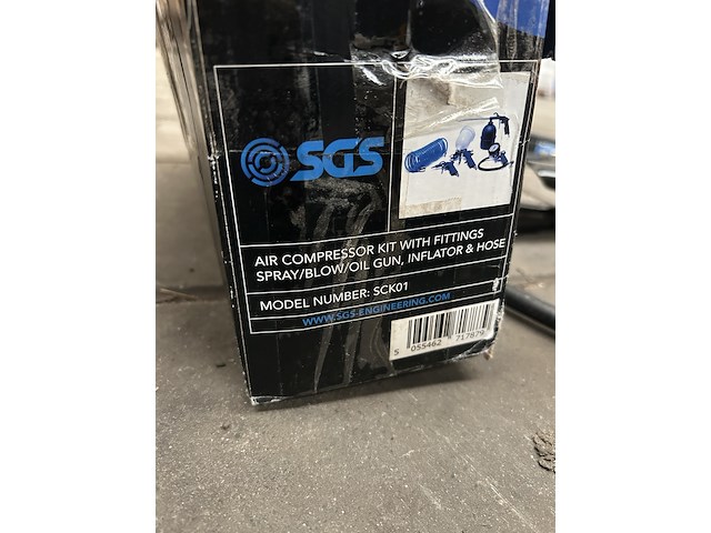 Luchtcompressor met accessoires, sgs - afbeelding 11 van  12