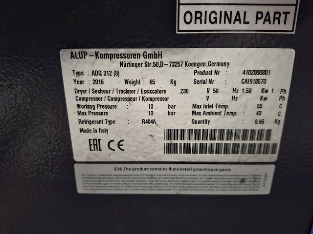 Luchtdroger met buffervat - afbeelding 13 van  16