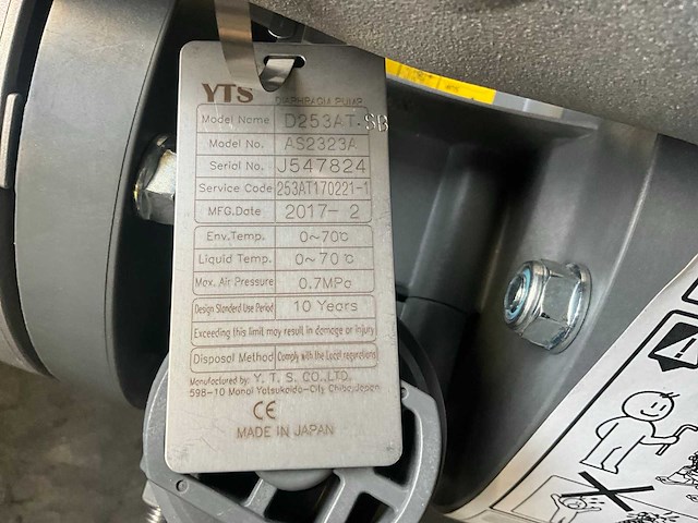 Luchtgedreven membraanpomp (2x) - afbeelding 7 van  8