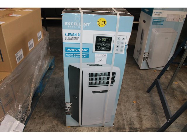 Luchtkoeler / airco excellent electrics 9000btu 2600w. - afbeelding 1 van  2