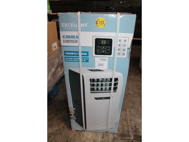 Luchtkoeler / airco excellent electrics 9000btu 2600w. - afbeelding 2 van  2