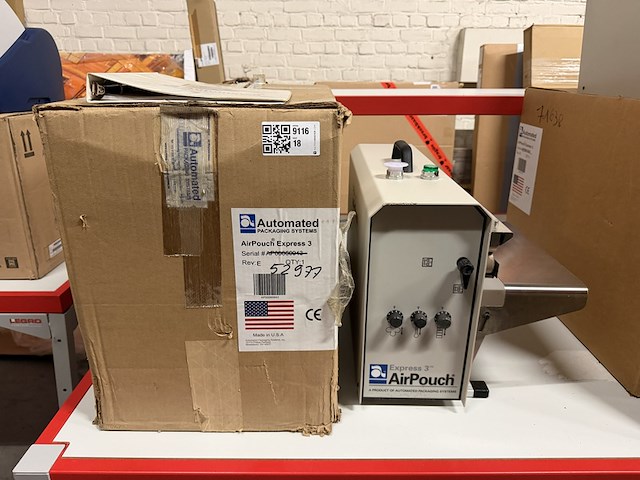 Luchtkussenmachine airpouch, express 3 - afbeelding 1 van  8