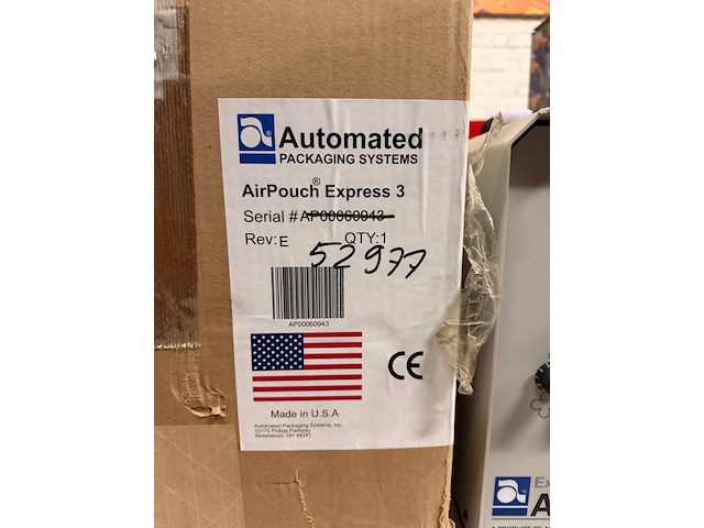 Luchtkussenmachine, airpouch, express 3 - afbeelding 6 van  6