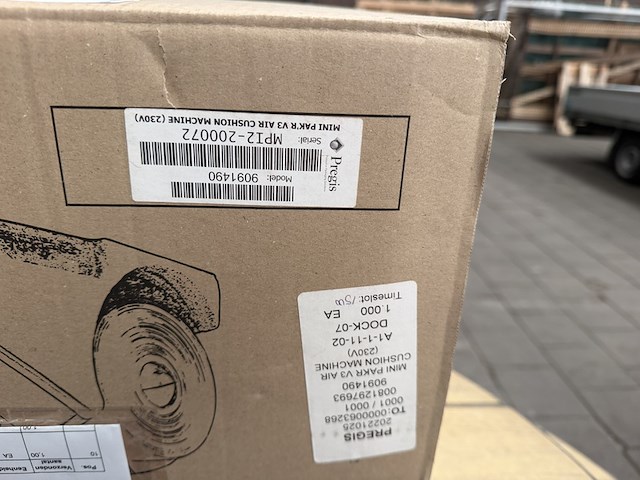 Luchtkussenmachine mini pak'r v3 - afbeelding 5 van  8