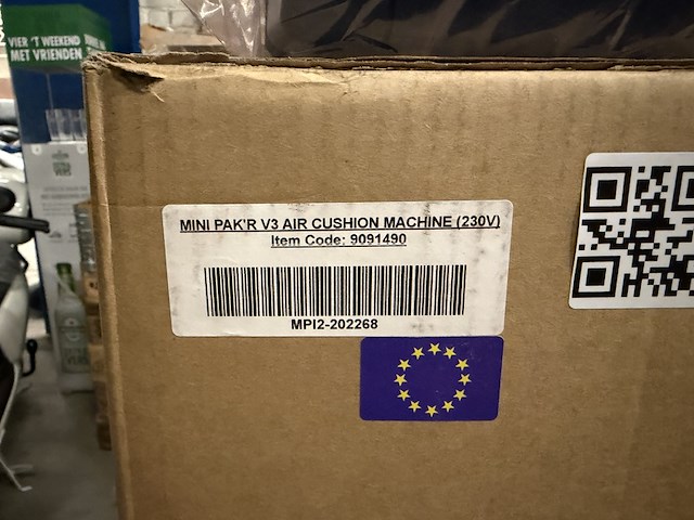 Luchtkussenmachine, mini pak'r v3 - afbeelding 4 van  6