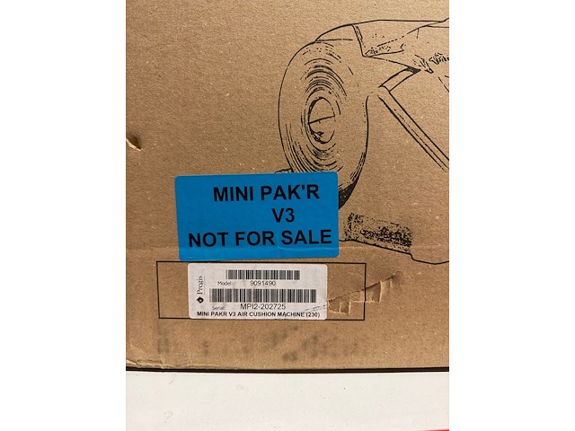 Luchtkussenmachine, mini pak'r v3 - afbeelding 5 van  6