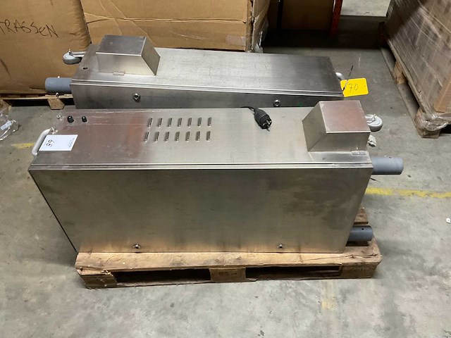 Luchtkwaliteit meters in rvs behuizing (2x) - afbeelding 1 van  2