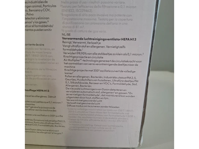Luchtreiniger, dyson, purifier hot+cool formaldehyde - afbeelding 5 van  13
