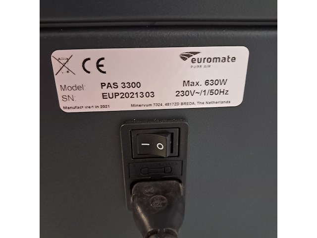 Luchtreiniger, euromate, pure air shield 3300 - afbeelding 5 van  9