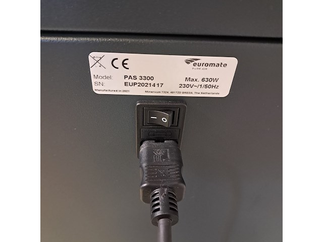 Luchtreiniger, euromate, pure air shield 3300 - afbeelding 4 van  6