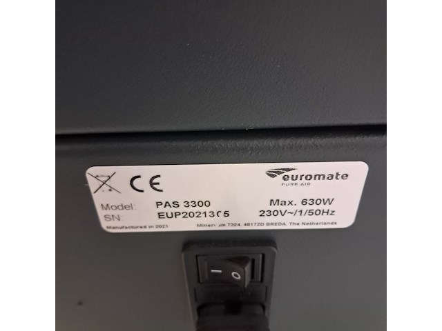 Luchtreiniger, euromate, pure air shield 3300 - afbeelding 4 van  6