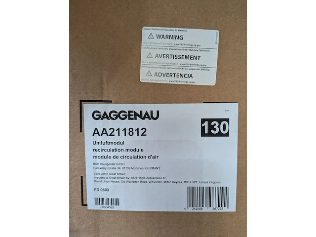 Luchtrooster met filterelement gaggenau - afbeelding 7 van  7
