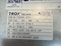 Luchtvolume regelaar, trox, tve/125/xbo/vo - afbeelding 2 van  4