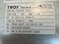 Luchtvolume regelaar, trox, tve/125/xbo/vo - afbeelding 3 van  4