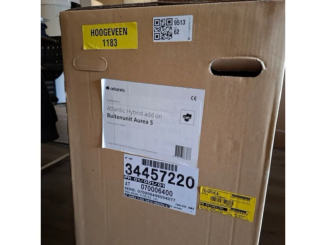 Lucht/water hybride warmtepomp buitenunit atlanta, aurea 5 hybrid add-on - afbeelding 2 van  5