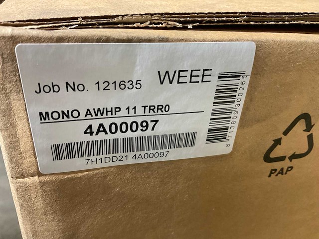 Lucht/water-warmtepomp 11kw - blw mono-k met verwarmelement - afbeelding 5 van  7