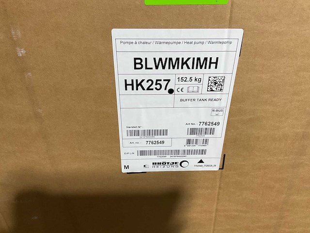 Lucht/water-warmtepomp 11kw - blw mono-k met verwarmelement - afbeelding 2 van  3