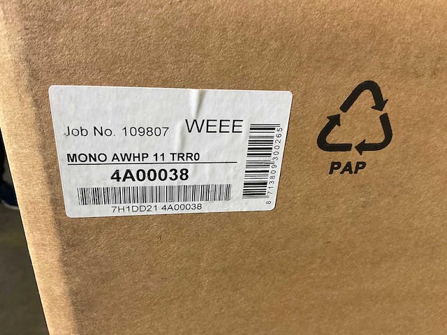 Lucht/water-warmtepomp 11kw - blw mono - afbeelding 6 van  9