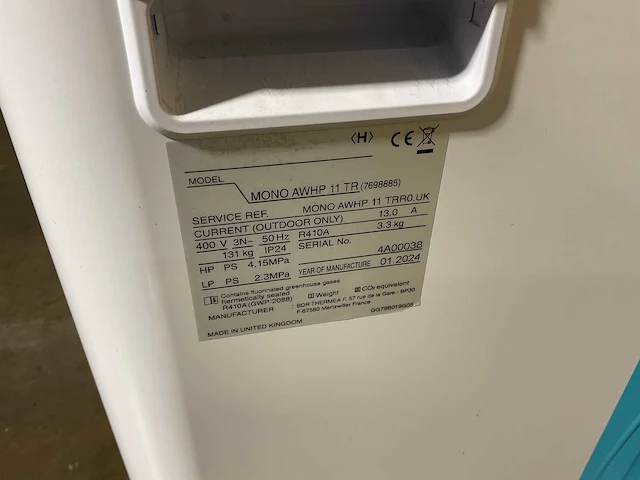 Lucht/water-warmtepomp 11kw - blw mono - afbeelding 10 van  10