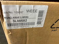 Lucht/water-warmtepomp 6kw - blw mono met verwarmelement - afbeelding 6 van  10