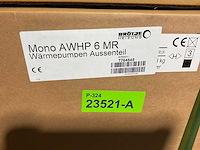 Lucht/water-warmtepomp 6kw - blw mono met verwarmelement - afbeelding 3 van  6