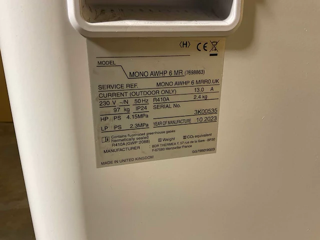 Lucht/water-warmtepomp 6kw - blw mono - afbeelding 7 van  11