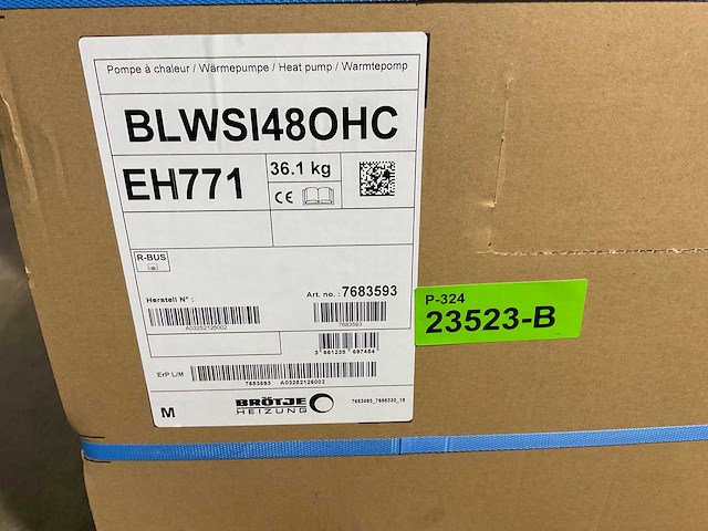 Lucht/water-warmtepomp 8kw - blw split (c) - afbeelding 2 van  10