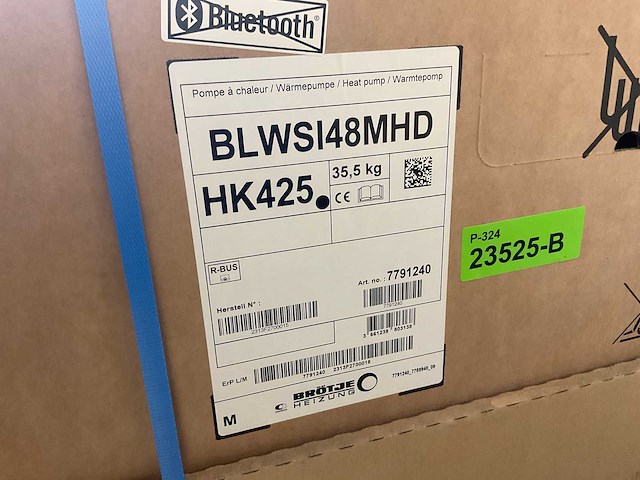 Lucht/water-warmtepomp 8kw - blw split d met verwarmelement - afbeelding 5 van  13