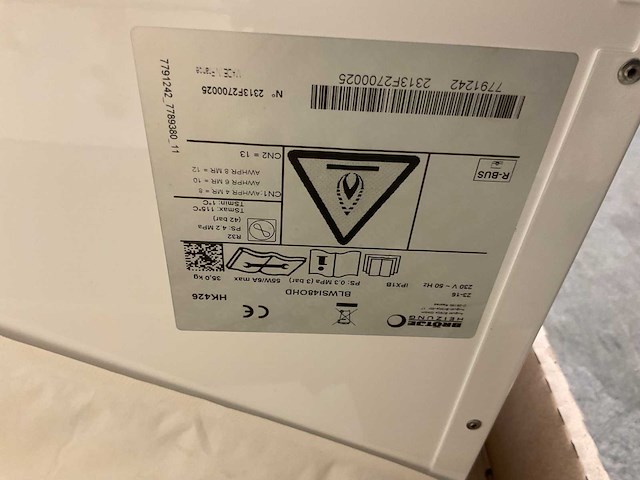 Lucht/water-warmtepomp 8kw - blw split d - afbeelding 2 van  4