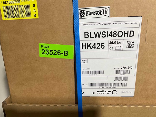 Lucht/water-warmtepomp 8kw - blw split d - afbeelding 3 van  9