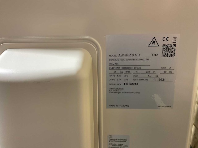 Lucht/water-warmtepomp 8kw - blw split-k d - afbeelding 9 van  13