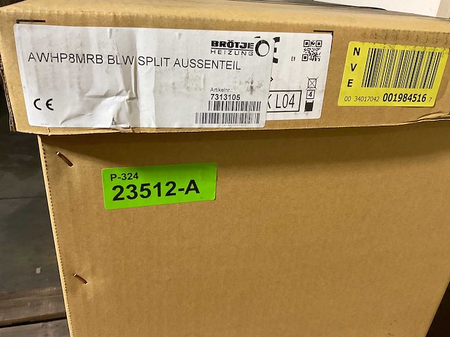 Lucht/water-warmtepomp 8kw - blw split-p (c) met verwarmingselement - afbeelding 8 van  11