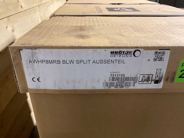 Lucht/water-warmtepomp 8kw - blw split-p (c) - afbeelding 4 van  8