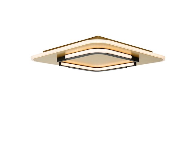 Lucide andreas plafonnire led mat goud/messing - afbeelding 1 van  4