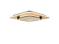 Lucide andreas plafonnire led mat goud/messing - afbeelding 1 van  4