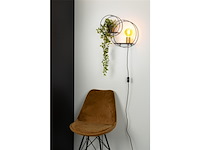 Lucide circle wandlamp 1xe27 zwart - afbeelding 3 van  3