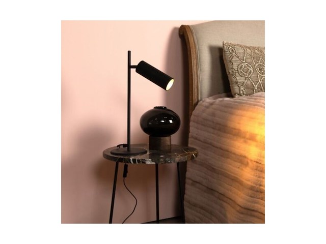 Lucide clubs bureaulamp 1xgu10 zwart - afbeelding 2 van  4