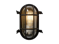 Lucide dudley wandlamp buiten 1xe27 ip65 zwart