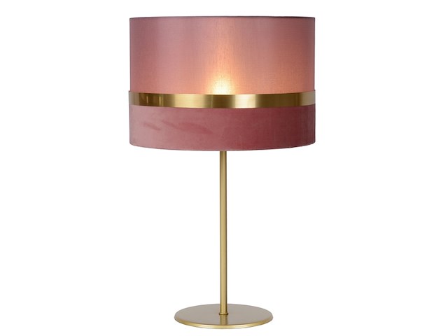 Lucide extravaganza tusse tafellamp 30 cm roze - afbeelding 1 van  3