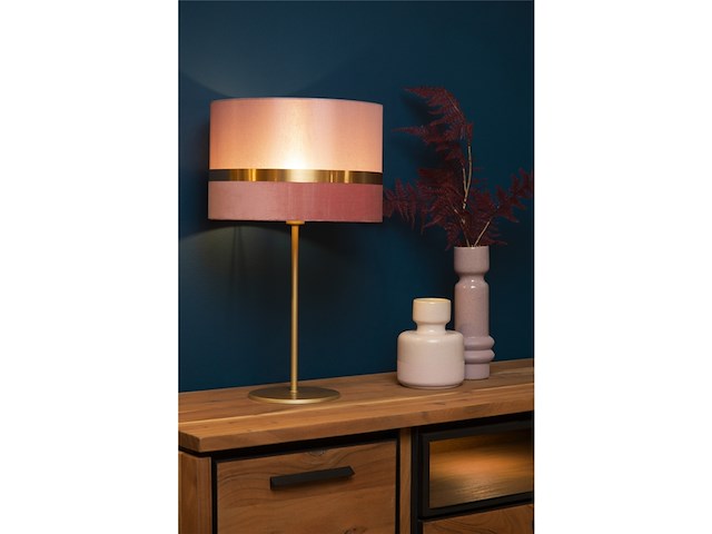 Lucide extravaganza tusse tafellamp 30 cm roze - afbeelding 3 van  3