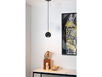 Lucide favori hanglamp 9 cm 1xgu10 zwart - afbeelding 3 van  3