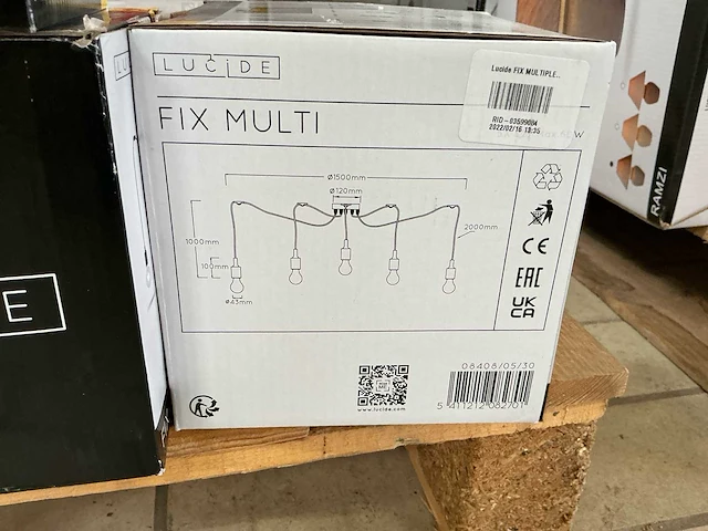 Lucide fix multi hanglampen (7x) - afbeelding 3 van  3