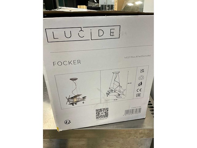 Lucide focker hanglamp - afbeelding 2 van  4