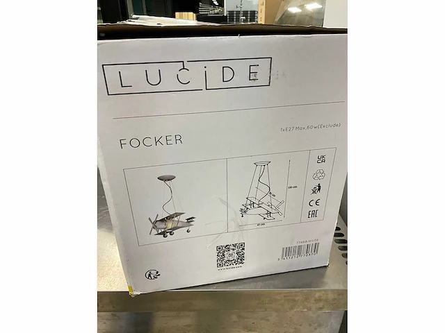 Lucide focker hanglamp - afbeelding 1 van  5