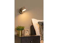Lucide gian wandlamp led dimb. 1x9w 2700k taupe - afbeelding 3 van  4