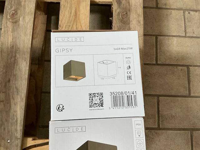 Lucide gipsy wandlampen (2x) - afbeelding 2 van  2