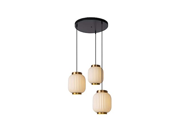 Lucide gosse hanglamp 3xe27 wit - afbeelding 1 van  3