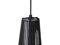 Lucide hanglamp manuela 60w zwart - afbeelding 4 van  4